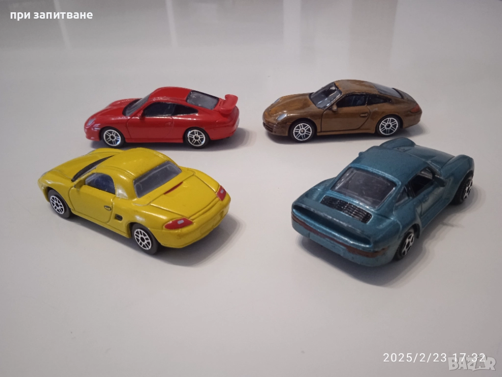 Метални Porsche, 1/ 58- 1/61, 4 бр., снимка 1