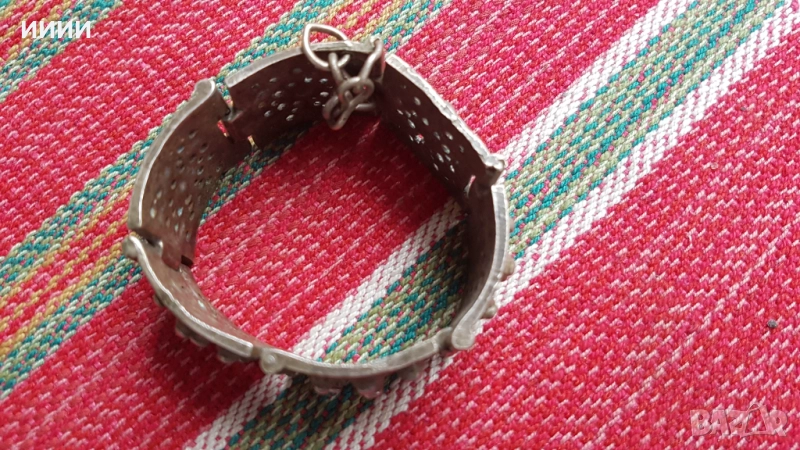Възрожденска сребърна гривна , снимка 1