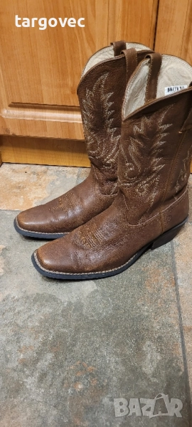 мъжки каубойски кожени ботуши дуранго 46 номер, снимка 1