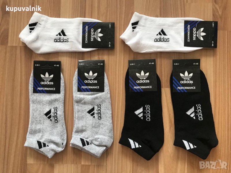 Унисекс чорапи 6 броя в комплект-Nike,Adidas,Calvin Klein, Gucci, Tommy Hilfiger и др, снимка 1