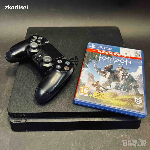 Конзола SONY - PS4 SLIM с 1бр. джойстик и 1бр. игра, снимка 1