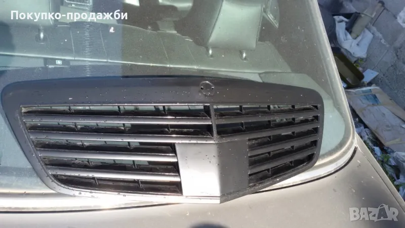 решетка за Мерцедес s class w221 фейслифт черен мат с дисктроник капак,оригинална, снимка 1