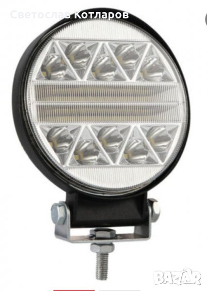 лед прожектор халоген диоден кръгъл 108 вата , снимка 1