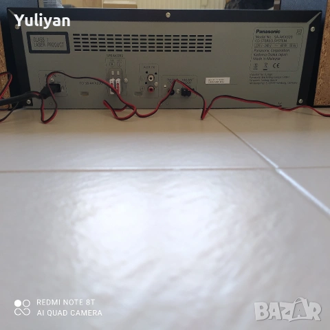 Panasonic SC-AKX320 / 450W DJ Audio System – Bluetooth, USB, CD – Отлично състояние, снимка 9 - Аудиосистеми - 54174078