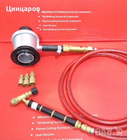 Orca,Орка горелка пропан-бутан с регулатор 2bar,клапан предпазен , снимка 2 - Други машини и части - 48763534