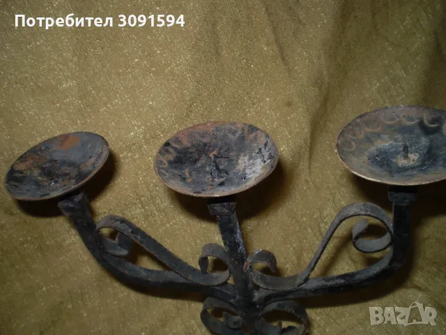 Свещници от ковано желязо Декорация на дома, снимка 6 - Други - 48803985