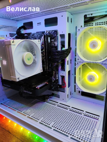 Gaming PC с AMD Ryzen 7 5700x/ 32GB DDR4/ RX 9060XT 16GB/ 1TB/ 600W/ Гаранция, снимка 2 - Геймърски - 54168721