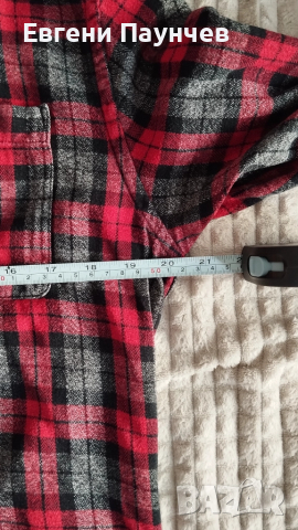 Scotch & Soda мъжка бархетна риза Размер L в червен цвят , снимка 7 - Ризи - 51514800