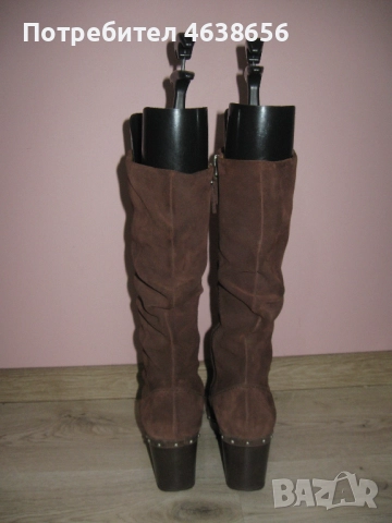 Fossil оригинални велурени дамски ботуши, снимка 4 - Дамски ботуши - 52499814