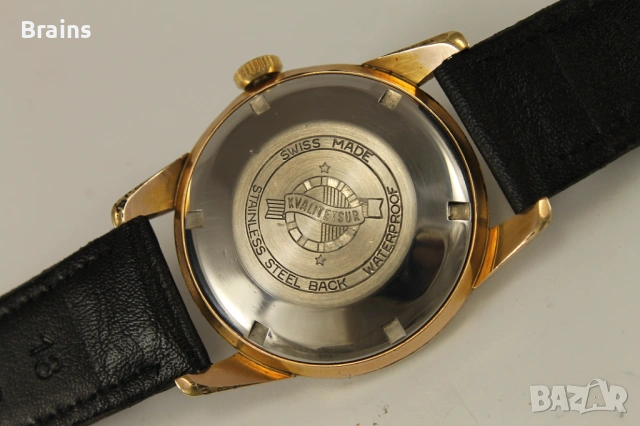 1950's ATLANTIC Automatic Позлатен Швейцарски Ръчен Часовник, снимка 7 - Мъжки - 54079774