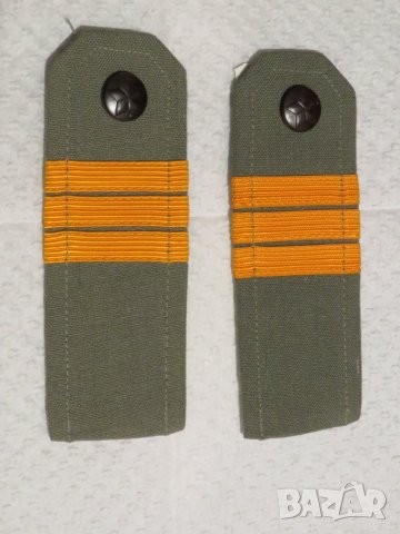 Чифт  военни пагони - Сержант от 80те - съхранете спомена и духа за Българската армия армейски