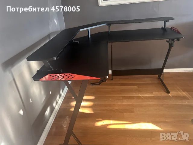 Ъглово геймърско бюро, снимка 4 - Геймърски - 56448336