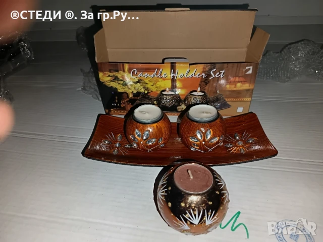 Декоративен свещник , снимка 4 - Декорация за дома - 50926232