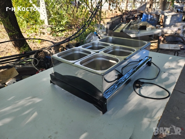 Толо Бен-мари със сух нагревател отдолу 1бр. гастронорми 1/3-10см. дълбочина , снимка 3 - Обзавеждане на кухня - 51824772