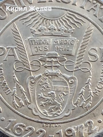 Сребърна монета 50 шилинга 1972г. Австрия 350г. От основаването на Залцлбургския университет 40386, снимка 11 - Нумизматика и бонистика - 42755766