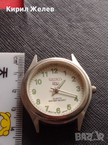Часовник SEIKO QUARTZ WATER RESIST JAPAN MOVT без стъкло за части колекция 43604, снимка 4 - Други - 44774161
