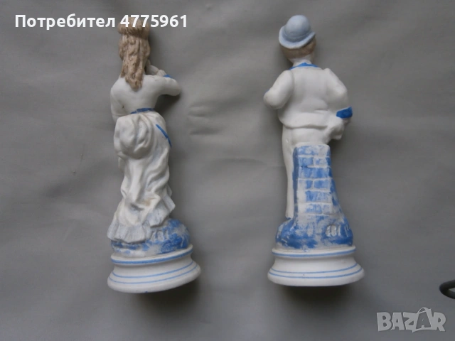 Чифт порцеланови фигури 19см., снимка 3 - Колекции - 54213130