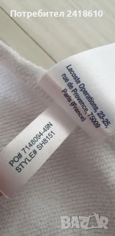 Lacoste LIVE! Oversize Hoodie Mens Size 5 - L НОВО! ОРИГИНАЛ! Мъжка Качулка !, снимка 12 - Спортни дрехи, екипи - 48252532