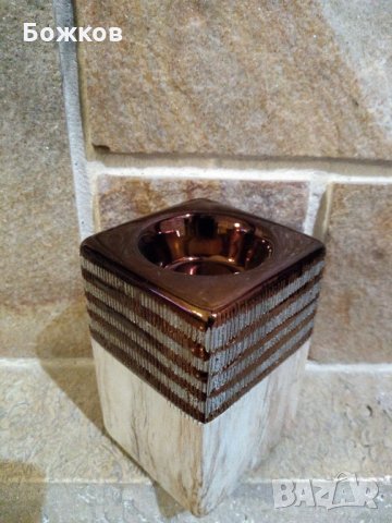 Свещник керамика, снимка 7 - Други - 31254949