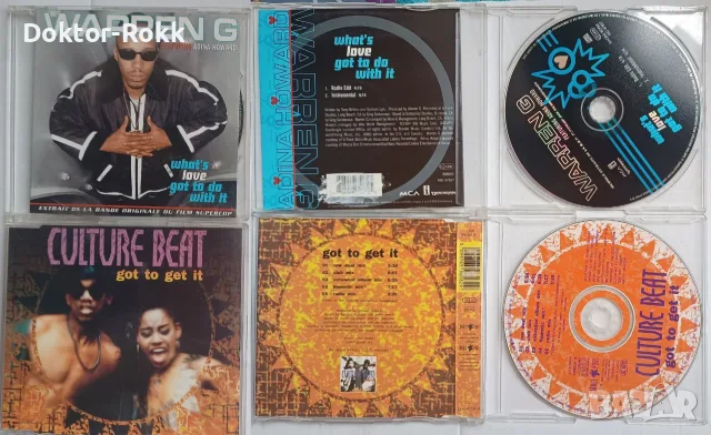 Оригинални употребявани сингли на Warren G.; Culture Beat, Brandy
