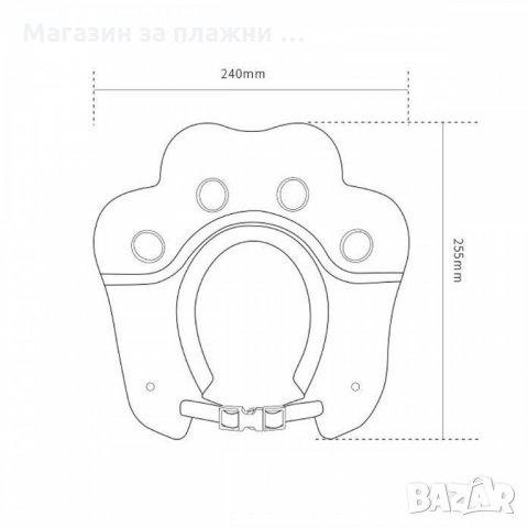 Бебешка козирка за къпане без сълзи - код 3317, снимка 7 - За банята - 35413331