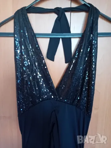 Асиметрична рокля с пайети , снимка 3 - Рокли - 49940095