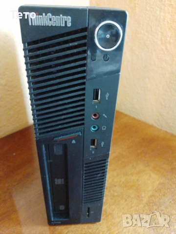 Компактен компютър Lenovo ThinkCentre M91 USFF с лицензиран Windows и 8GB DDR3, снимка 4 - Работни компютри - 54116892