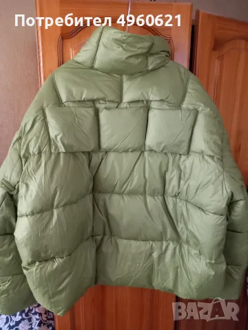 зелено късо яке ново