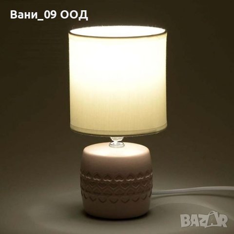 Настолна лампа със сърчица, снимка 2 - Настолни лампи - 42386903