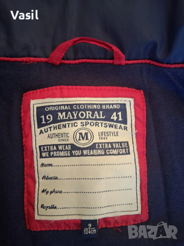 MAYORAL момче яке - лятно 9 год., снимка 4 - Детски якета и елеци - 54110053