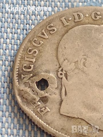 Сребърна монета 20 кройцера 1831г. Франц първи Виена Австрийска империя 12231, снимка 4 - Нумизматика и бонистика - 42915155