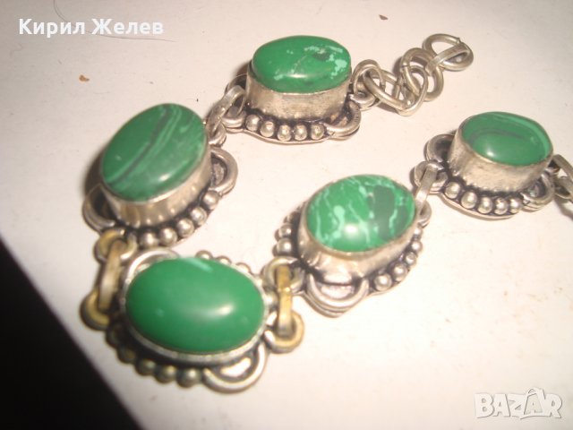 МАЛАХИТЕНА САЧАНЕНА СТАРА ОСМАНСКА ГРИВНА 77391, снимка 12 - Антикварни и старинни предмети - 30691318