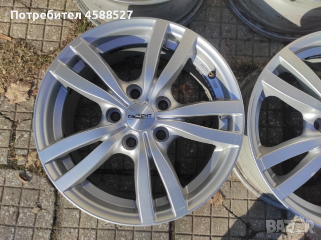 Джанти Dezent 16'' 5x114,3 6,5J et48 за Тойота Лексус, Сузуки Toyota Lexus, снимка 5 - Гуми и джанти - 52282310