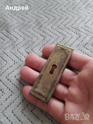 Стар обков за ключалка,брава #9, снимка 3 - Други ценни предмети - 44390288