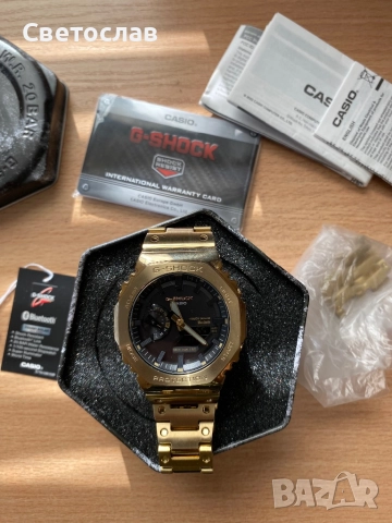 Часовник Casio G-Shock GM-B2100GD-9AER Gold Solar, снимка 2 - Мъжки - 52501026