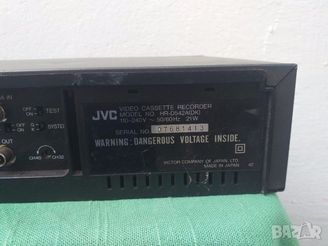  Видео JVC HR-D542A(DK), снимка 9 - Плейъри, домашно кино, прожектори - 29176268