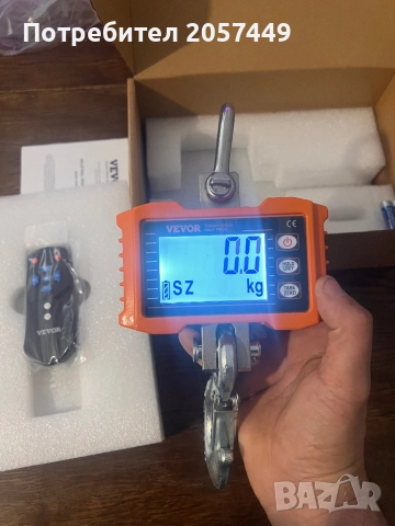 Кранова везна/кантар с кука и дистанционно, снимка 2 - Друга електроника - 52591787