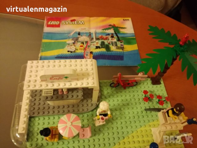 Лего Paradisa - Lego 6411 - Sand Dollar Cafe, снимка 4 - Колекции - 26773863