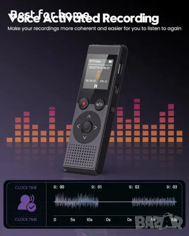 128GB диктофон висок клас BBEIYY V10, снимка 11 - MP3 и MP4 плеъри - 49408840