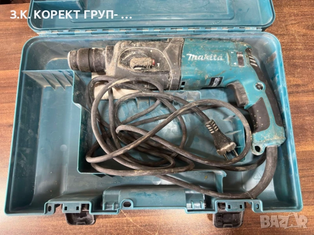 Електрически перфоратор Makita HR2470, 780 W, 2.4 J, с куфар, снимка 2 - Други инструменти - 52934090
