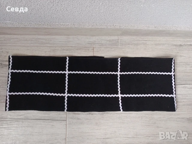 Детски черен пояс за народна носия