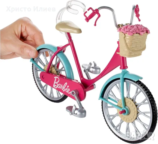 Велосипед за кукла Barbie Колело за кукла Барби Mattel, снимка 4 - Кукли - 49491028