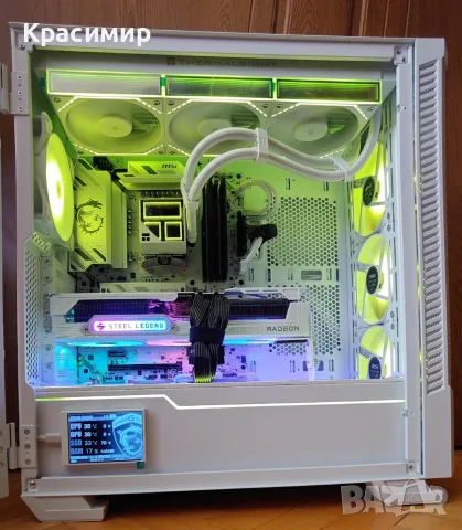 Геймърски компютър Ryzen 7 9700x, AMD Radeon 9070xt,32gb ddr5,1tb nvme