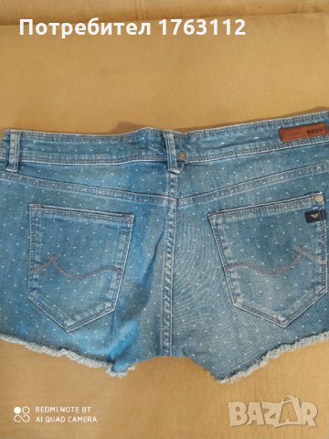 Roxy къси панталонки, размер L, дънкови, нови, снимка 1 - Къси панталони и бермуди - 35644993