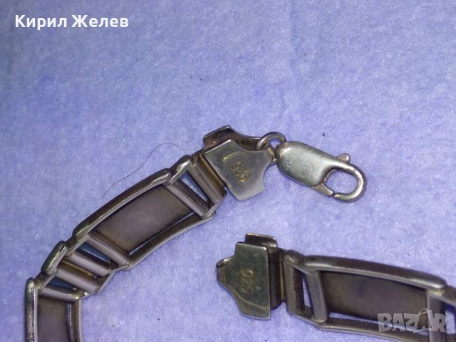 СТИЛНА КЛАСИЧЕСКА ВИНТИДЖ АРТ СРЕБЪРНА ГРИВНА СРЕБРО 925 МАЙСТОРСКА БИЖУТЕРИЙНА ИЗРАБОТКА 39922, снимка 15 - Гривни - 42600288