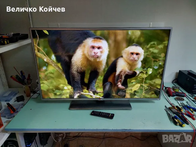 Смарт телевизор Lg 42 инча,full hd,цифров и сателитен тунери,wi-fi, модел 42Lb580v!, снимка 1 - Телевизори - 47900487