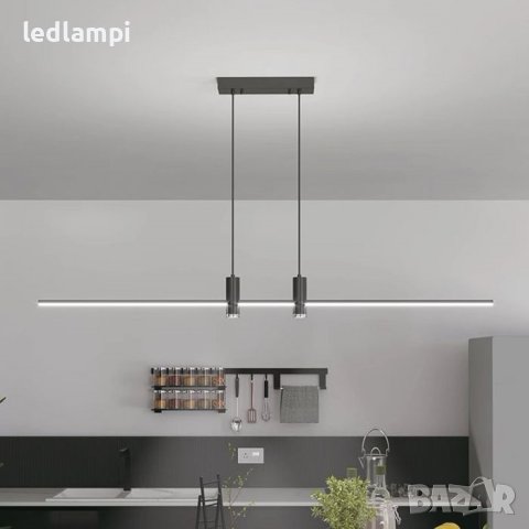 LED Полилей 19W Черен 2160Lm IP20, снимка 6 - Полилеи - 42745866
