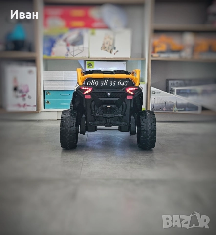 ТОП ЦЕНА!НОВО!Акумулаторен джип Kansas WHITE с 24V батерия,EVA гуми,4x4,USB, снимка 7 - Електрически играчки - 51764872