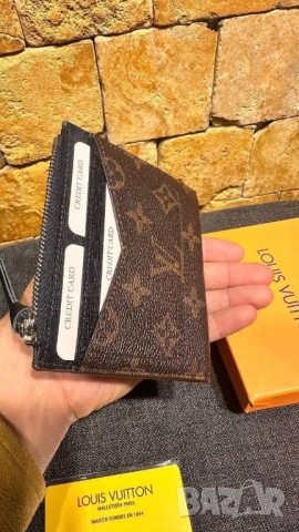визитници от естествена кожа в кутия louis vuitton , снимка 2 - Портфейли, портмонета - 51853598