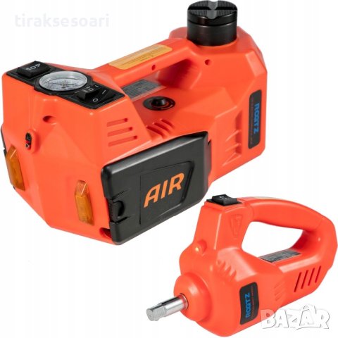 Комплект електрически хидравличен крик 3в1 Компресор Електрически ударен гайковерт Крик, снимка 6 - Други машини и части - 42182453